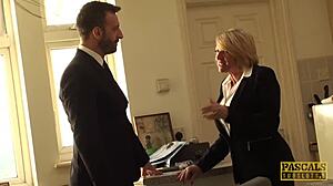 Busty milf amy gets roughed dominated facefucked by pascal