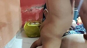 Desi girlfriend rides cock hard in wild cowgirl anal