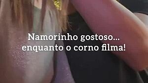 Belinha Caught Watching Live Fucked By Muscular Brazilian Cuckold Hubby