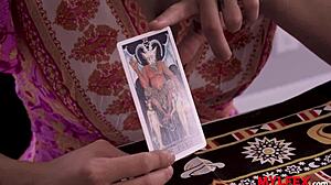 clairvoyant milf gets bent over drilled bareback anal by group