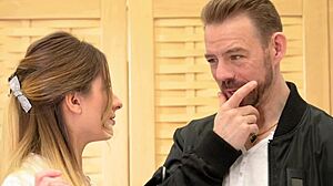 Ohh I'm poundin' Rebecca Volpetti's shaved narrow ass anal in home office feals amazin!!