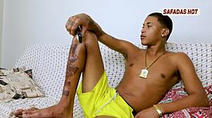 Neighbor girl rides monster bbc in hot cowgirl creampie