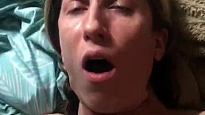 Pigtail wife deepthroats bends for doggystyle orgasm fuck?