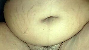 watch this ebony stepmom rub her wet hairy pussy clit to orgasm