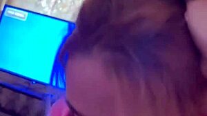 Hoodie blonde skinny babe chokes on rough face fuck cumshot!