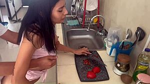 your sister-in-law waits panty-less in the kitchen, ready for me to fuck her while she cooks for bro—deepthroat first?