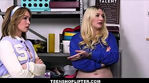 i caught tiny 18+ shoplifter stepdaughter lilly bell now she's mine