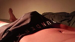 Loud moaning as I stroke my huge cock slowly building to full orgasm tension