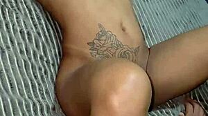 Teased the handyman my husband hired and he fucked my ass in front of cuckold!