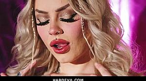 blonde nicole saphir's gaping ass fisted in monster cock interracial threesome