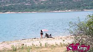 Amanda luxor's curvy cuban body lures public pickups for rough outdoor missionary quickies