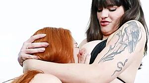 wanna watch me strap on fuck this huge tits chubby redhead hairy pussy?