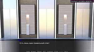 Beth flashes natural small tits outdoors as exhibitionist tease