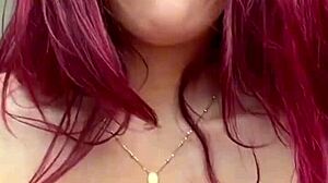 Redhead British Gymnast Deepthroats Daddy's Cock to Shaking Leg Orgasms POV