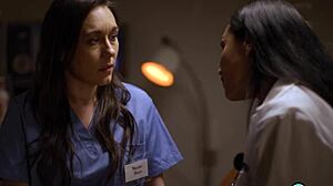 Hot Latina Milf Doctor Vicki Chase Seduces Nurse Sinn Sage!