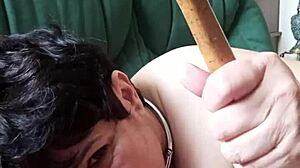 Marie’s wild double team blowjob and golden shower 😈💦