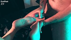 dirty old man pounds my tight 18+ feet and pussy 👅 bareback domination toes fetish 😈