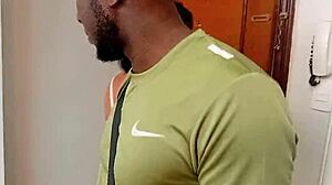 i got wrecked by painter's monster black cock pounding pussy then anal creampie explosion