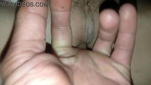 damn pretty shaved pussy takes cock deep creampie pops her tight cherry hard