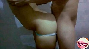 Helping My Young Stepson With His First Thick Cumshot In The Shower