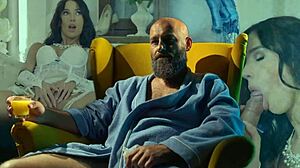 skinny bride cheats in stockings with salon owner's huge cock