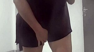 amateur dancer sways hips in teasing rhythm