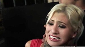 Bound Cute Teen Cristi Ann Swallows Amateur Dom Cumshot