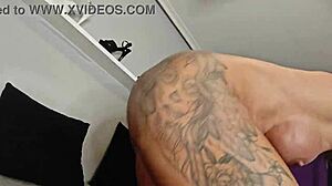 wanna see him pound my huge tattooed milf pussy?