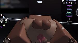 Rich Gringa Fucked Hard In Roblox Porn Game