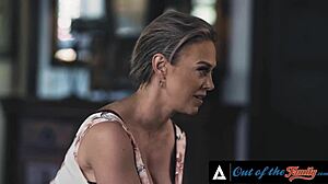 out of family horny milf threesome stepson stepsons licking big tits!