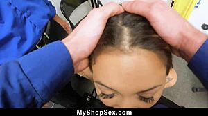 short teen caught stealing gets fucked by cop 😱👮‍♂️🔥