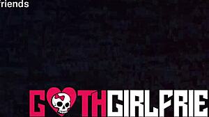 Goth Blake Blossom Stretched by Cock Doggystyle