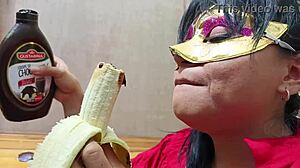 i couldn't resist giving my neighbor that sweet chocolate surprise blowjob