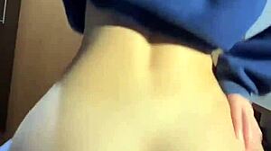 skinny girlfriend best reverse cowgirl dorm riding big ass passionate!