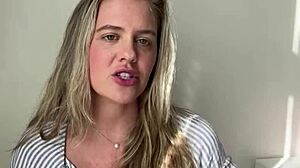 Wisconsin Tiff Bares Big Natural Tits and Ass in Backstage Casting Interview