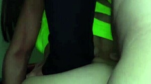 rica venezolana's juicy ass gapes from anal creampie