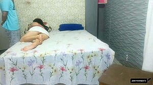 Wife Blindfolded for Boss's Monster Cock as Hubby Watches Humiliated