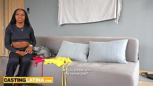 skinny ebony sofia c ass fucked by monster producer cock