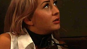 Sophie Submits to Lezdom Maid Whipping for Obedience