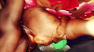 amateur ebony milf bends over for big cock in her chocolate pussy doggystyle