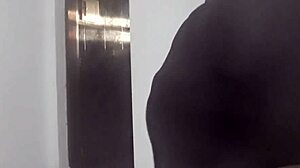 amateur dancer sways hips in teasing rhythm