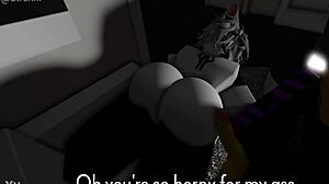 she's a big-titted cat girl riding my monster cock ass bouncing cum everywhere