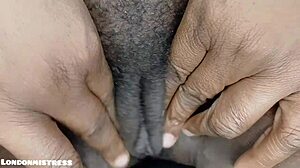 mature fat hairy pussy fingered closeup moaning big clit orgasm