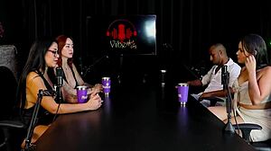 saucy interview with maria bittencourt, negro top, thaisa redvelvet & tifany rocha! 😈 porn cast brazil part 5 on sheer red