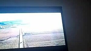 Stepsis Alone Watches Movie Ends With Cock In Mouth