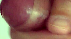 She fingers her wet pussy up close in solo tease