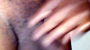 EbonY Amateur Rides Cock Rough Anal Squirting Orgasm Homemade