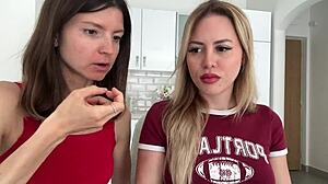 blonde lovers gina gerson and maya rose chat dirty over coffee