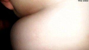 Brunette Amateur's Wet Big Tits Ass Ride Monster Cock in Bedroom