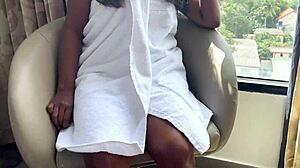 Horny Stepmom Catches 18+ Stepson Stroking His Hard Cock